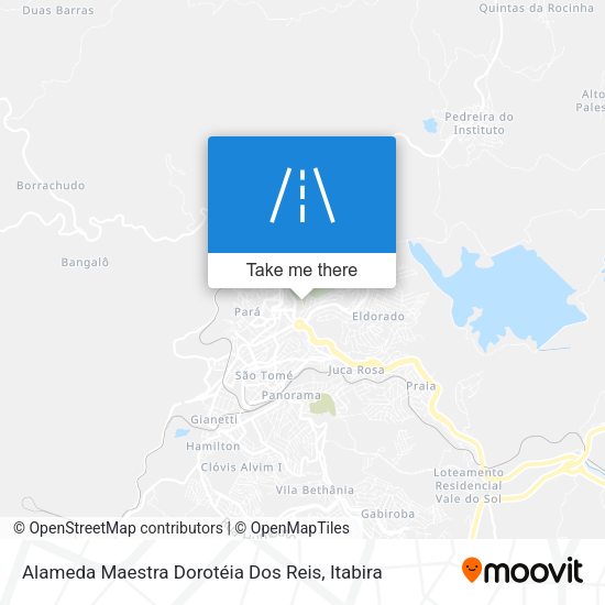 Mapa Alameda Maestra Dorotéia Dos Reis