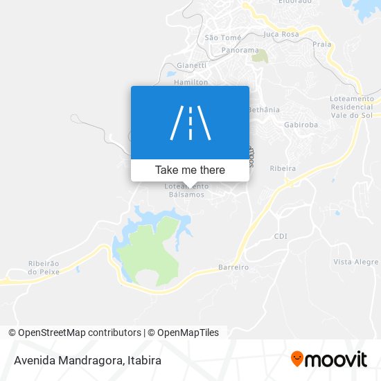 Mapa Avenida Mandragora