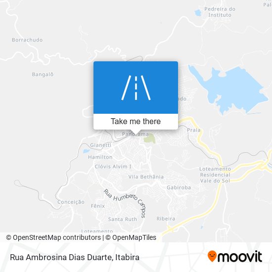 Mapa Rua Ambrosina Dias Duarte