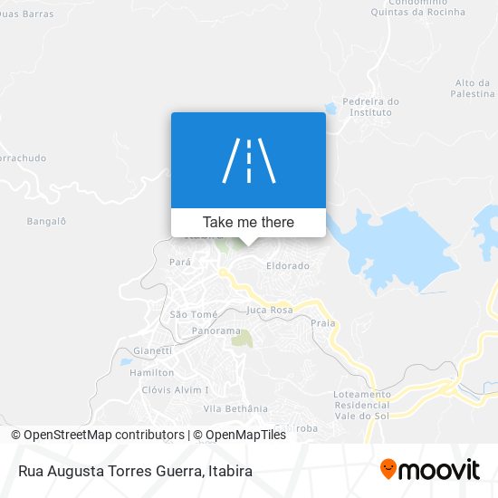 Mapa Rua Augusta Torres Guerra