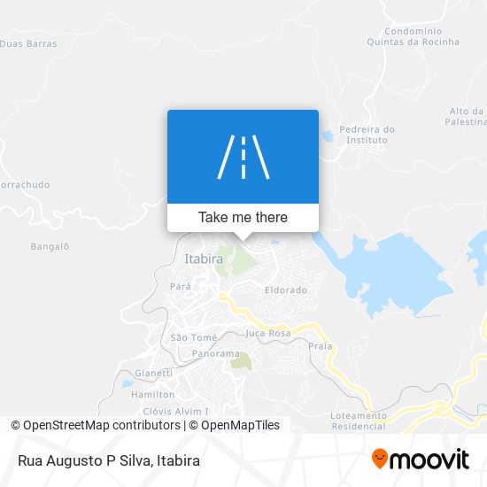 Mapa Rua Augusto P Silva