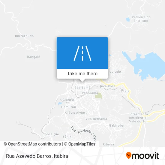 Rua Azevedo Barros map