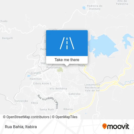 Rua Bahia map