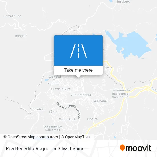 Rua Benedito Roque Da Silva map