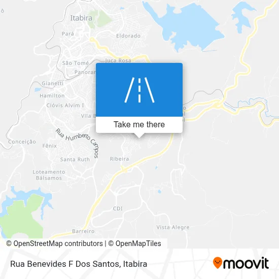 Rua Benevides F Dos Santos map