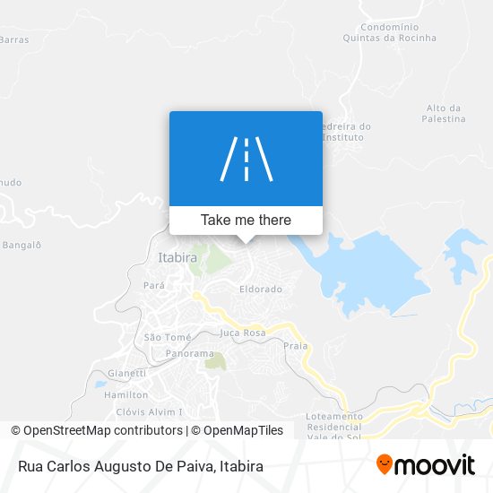 Rua Carlos Augusto De Paiva map