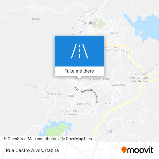 Rua Castro Alves map