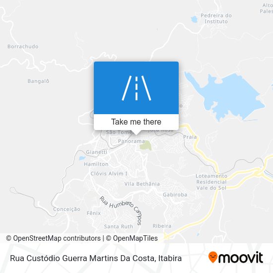 Rua Custódio Guerra Martins Da Costa map