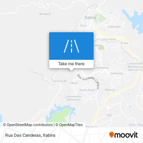 Rua Das Candeias map