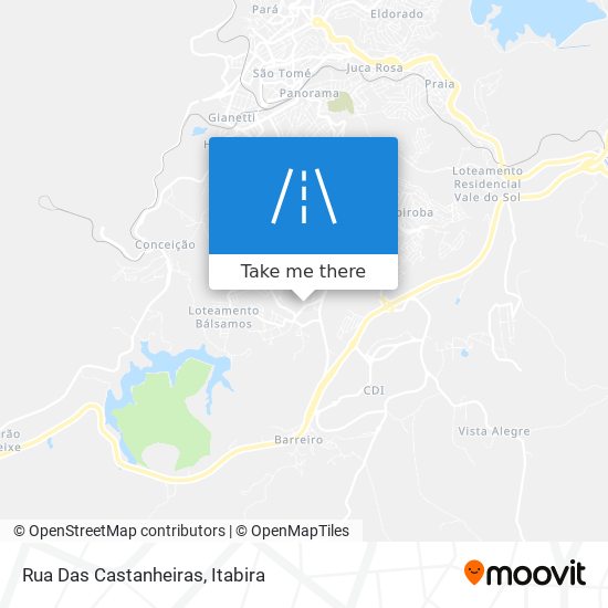 Mapa Rua Das Castanheiras