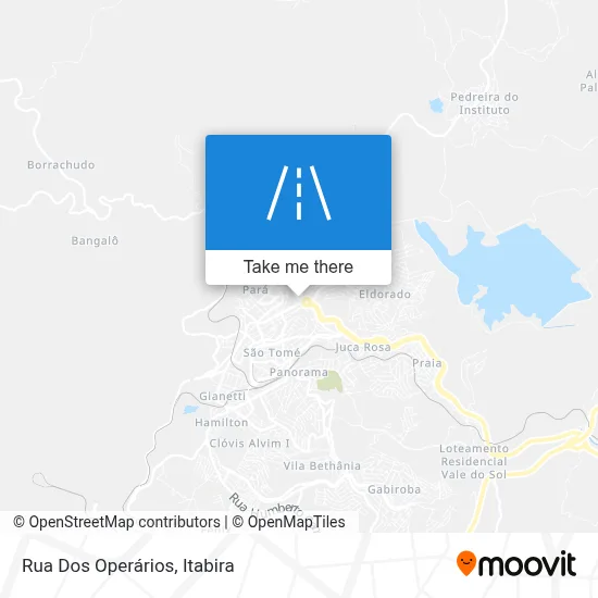 Rua Dos Operários map