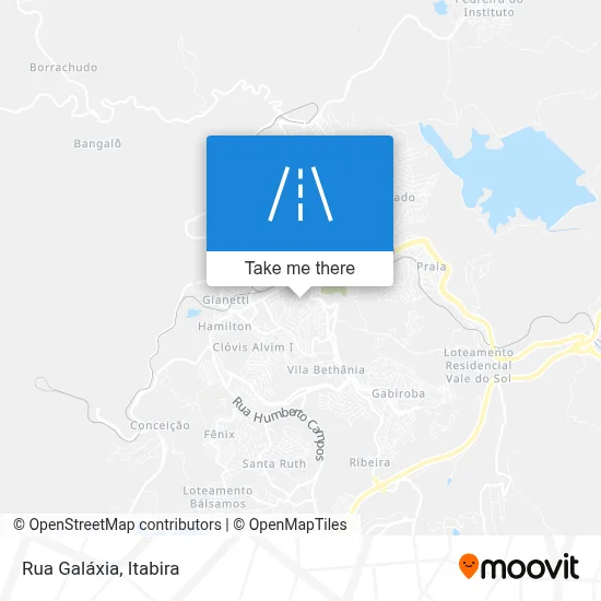 Rua Galáxia map