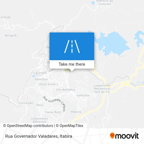 Rua Governador Valadares map