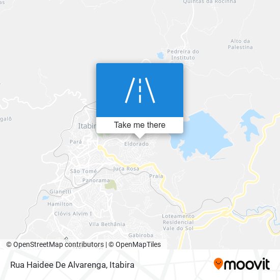 Mapa Rua Haidee De Alvarenga