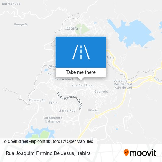 Mapa Rua Joaquim Firmino De Jesus