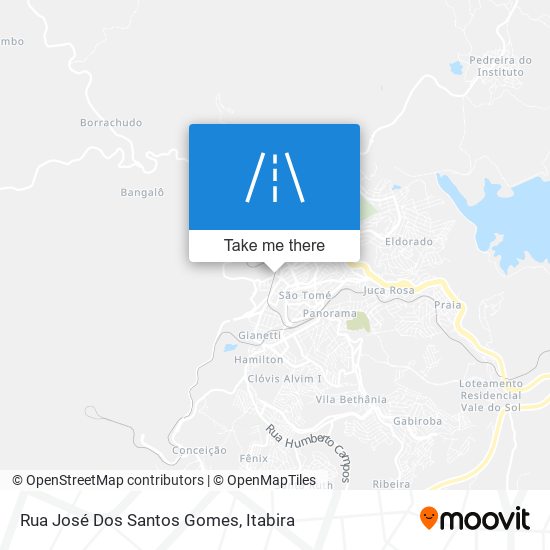 Mapa Rua José Dos Santos Gomes
