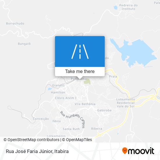 Mapa Rua José Faria Júnior