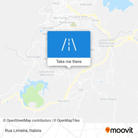 Rua Limeira map