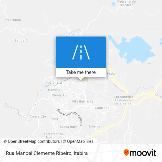 Rua Manoel Clemente Ribeiro map