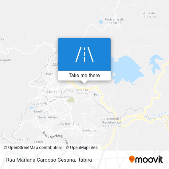 Rua Mariana Cardoso Cesana map