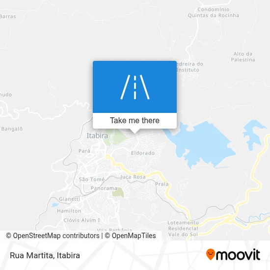 Rua Martita map