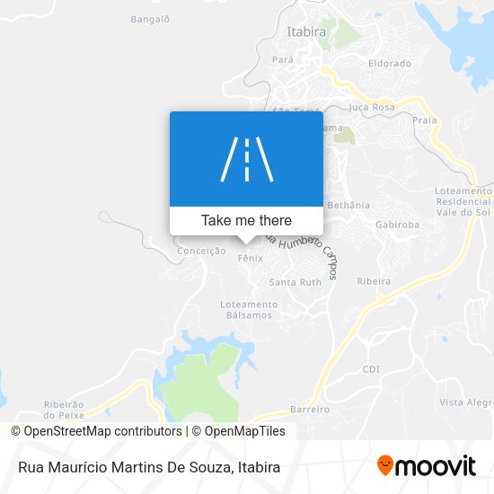Rua Maurício Martins De Souza map