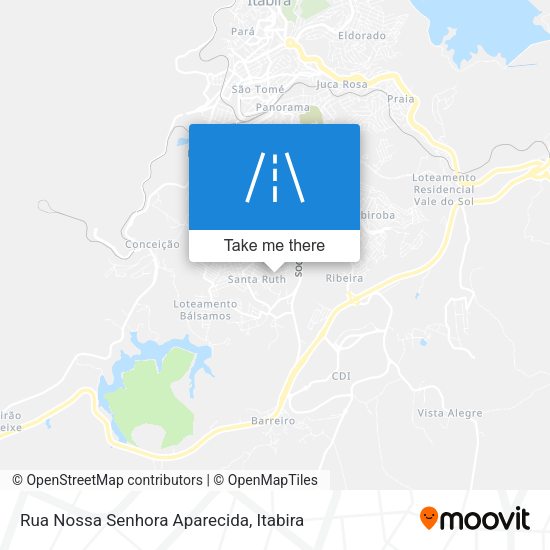 Rua Nossa Senhora Aparecida map