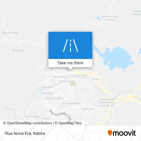 Rua Nova Era map