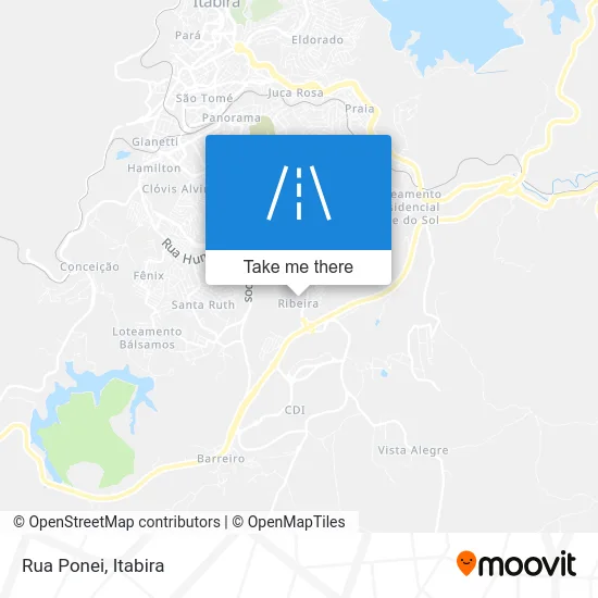 Rua Ponei map