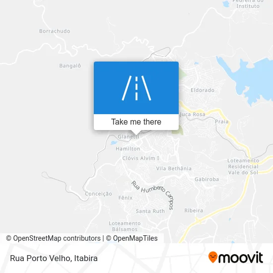 Rua Porto Velho map