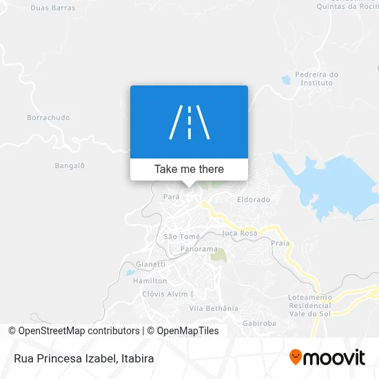 Rua Princesa Izabel map