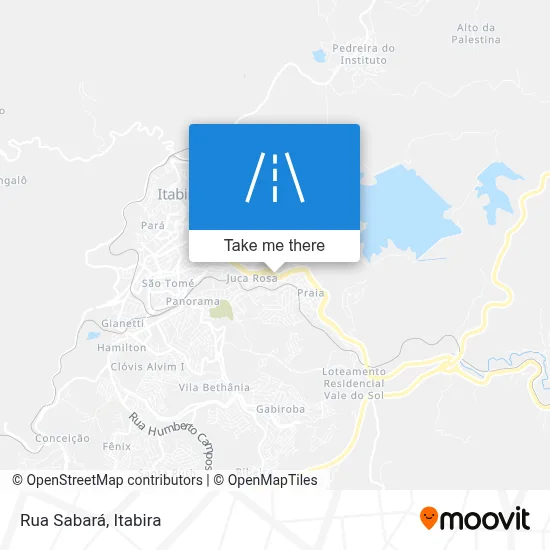 Rua Sabará map