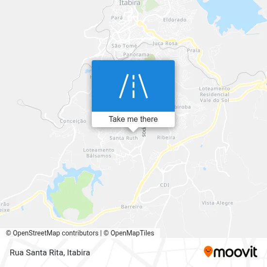 Rua Santa Rita map
