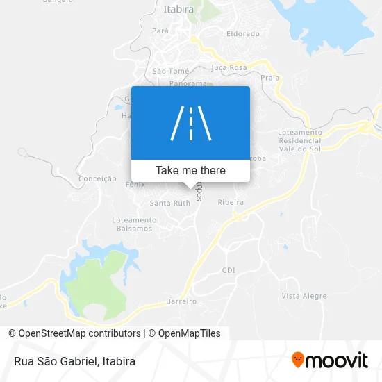 Rua São Gabriel map