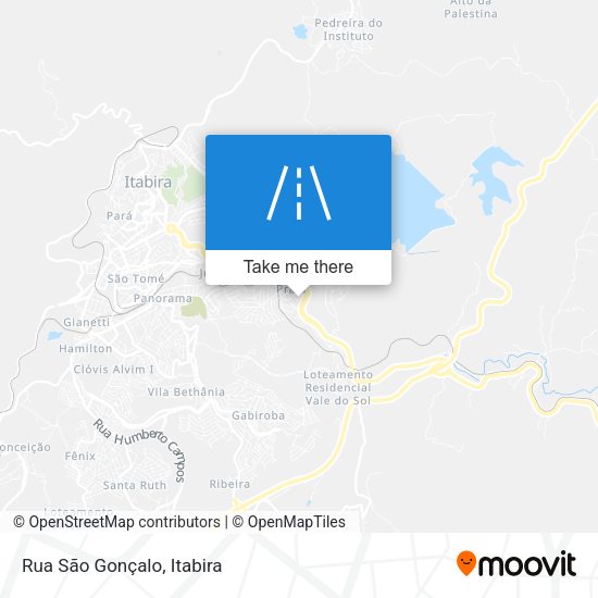 Rua São Gonçalo map