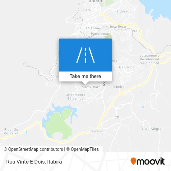 Rua Vinte E Dois map