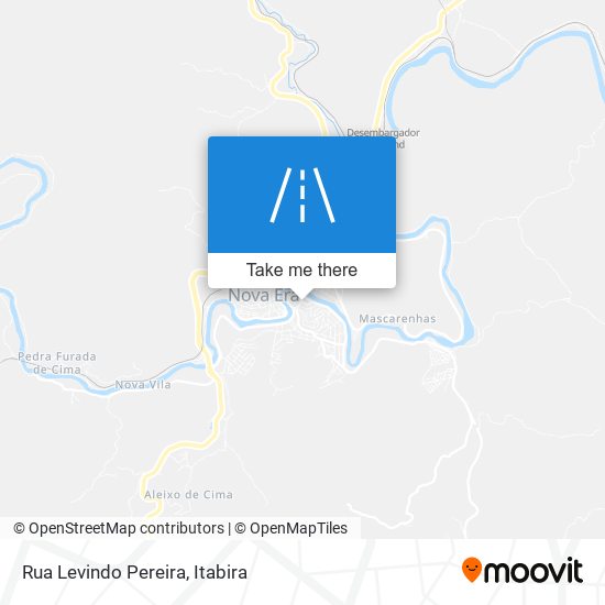 Mapa Rua Levindo Pereira