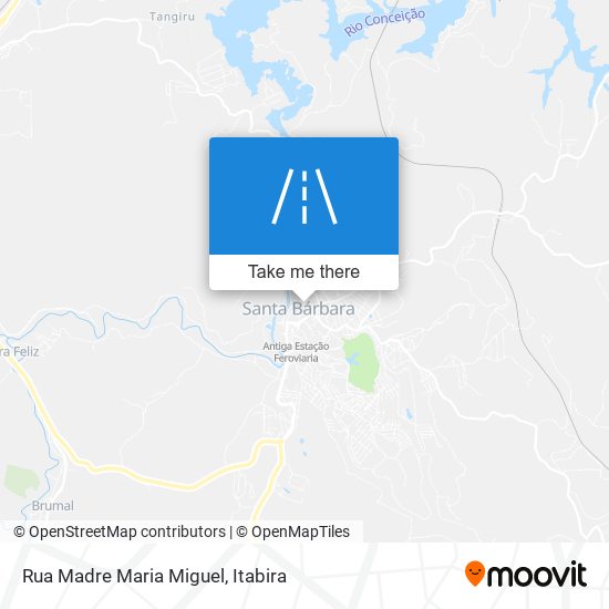 Mapa Rua Madre Maria Miguel