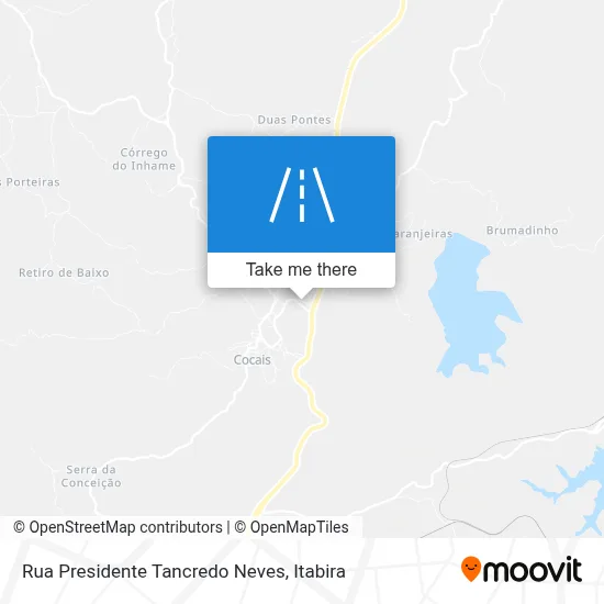 Rua Presidente Tancredo Neves map