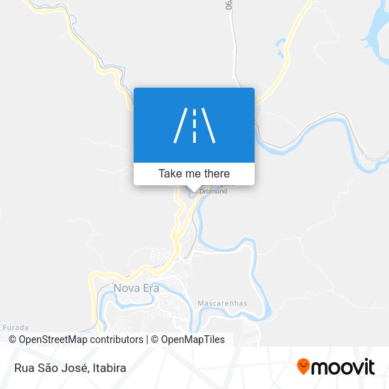 Rua São José map
