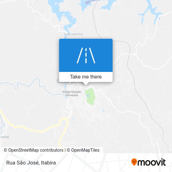 Rua São José map