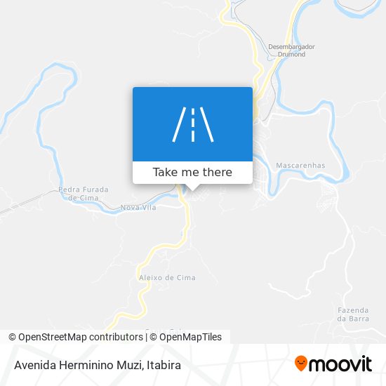 Mapa Avenida Herminino Muzi