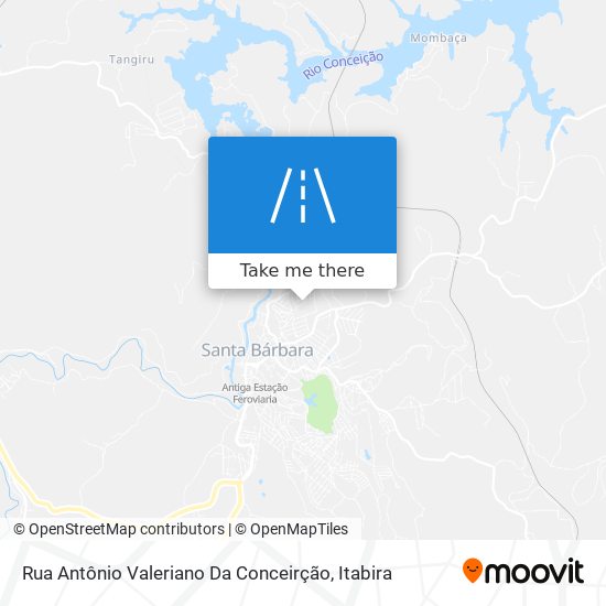 Mapa Rua Antônio Valeriano Da Conceirção