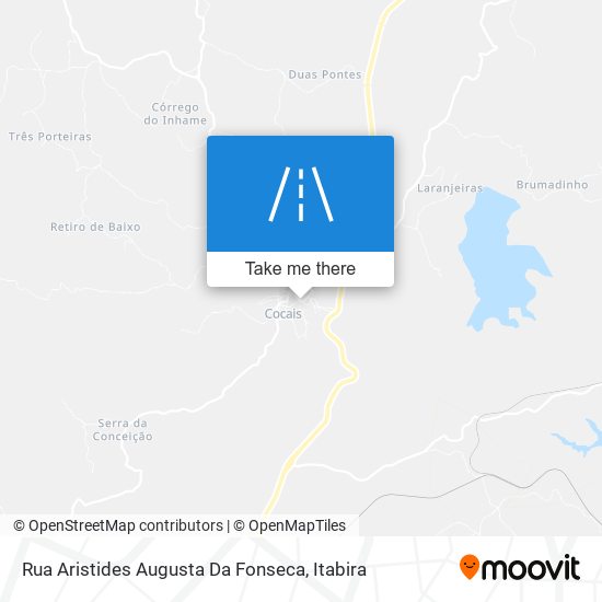 Mapa Rua Aristides Augusta Da Fonseca