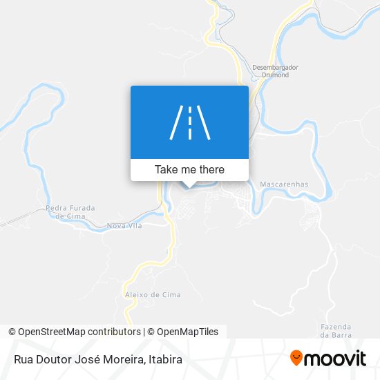 Mapa Rua Doutor José Moreira
