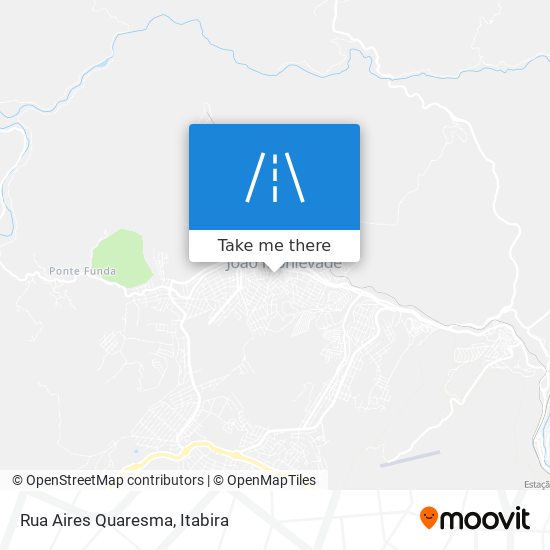 Mapa Rua Aires Quaresma