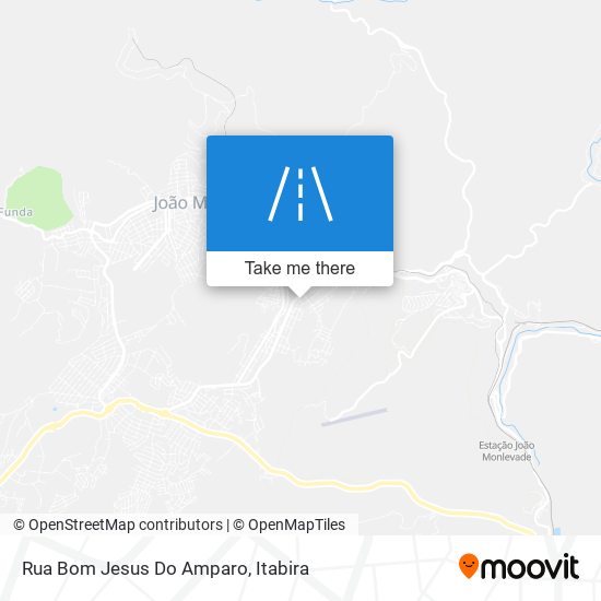 Mapa Rua Bom Jesus Do Amparo