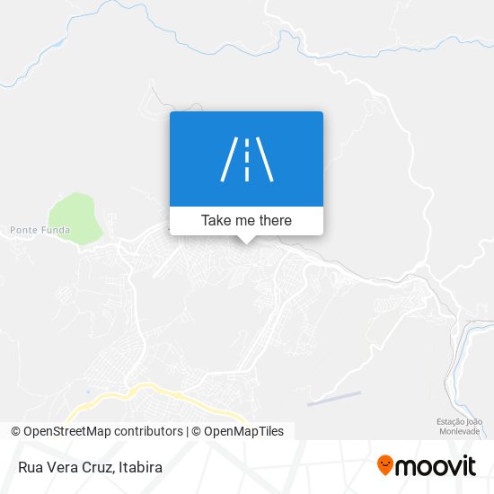 Rua Vera Cruz map