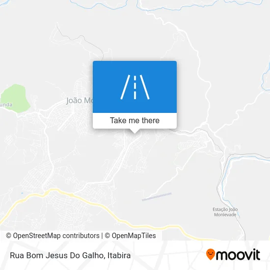 Rua Bom Jesus Do Galho map