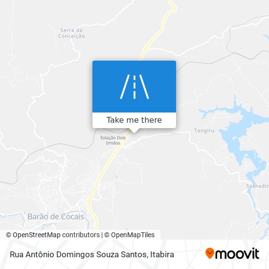 Mapa Rua Antônio Domingos Souza Santos
